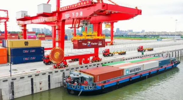 杭州下沙港开港，，，，，以外内贸海运集装箱业务为主